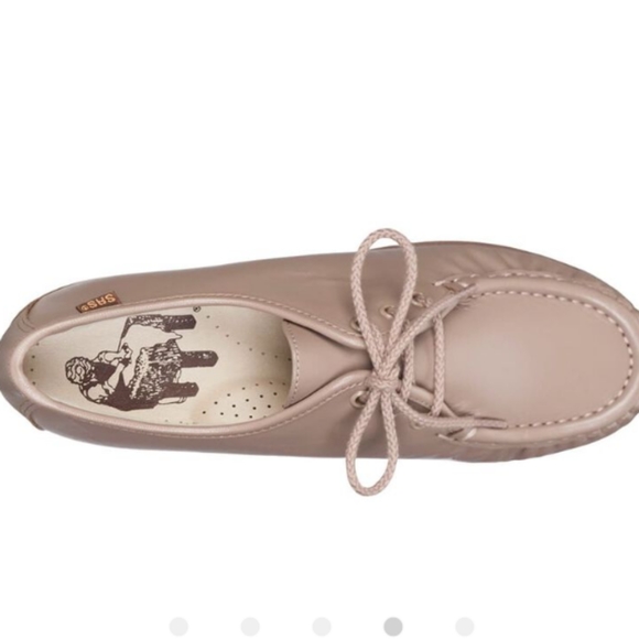 🆕SAS | Siesta Lace Up Leather Loafer Mocha Comfort Shoes Womens Size 9 Slim - Picture 2 of 13